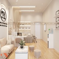 Thiết kế phòng khám da liễu DR Hiền tại Nam Định chuẩn y khoa